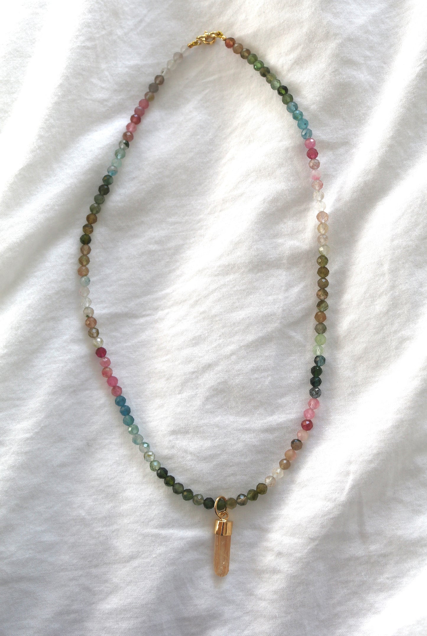 Topaz & Tourmaline Necklace