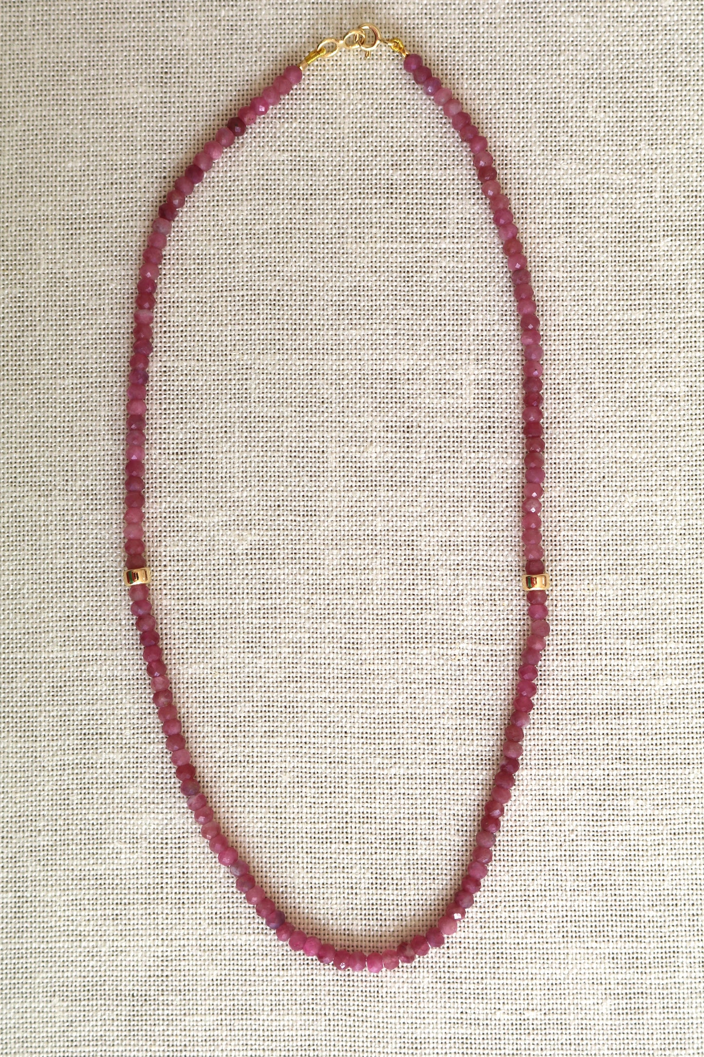 Pink Tourmaline Necklace