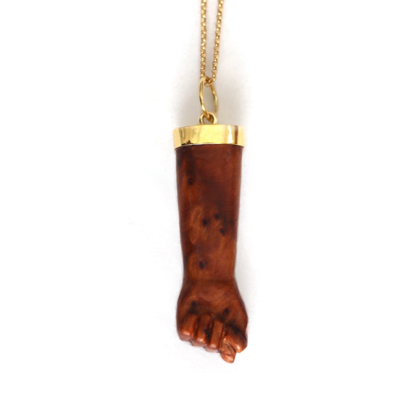 Thuya Wood Fig Pendant