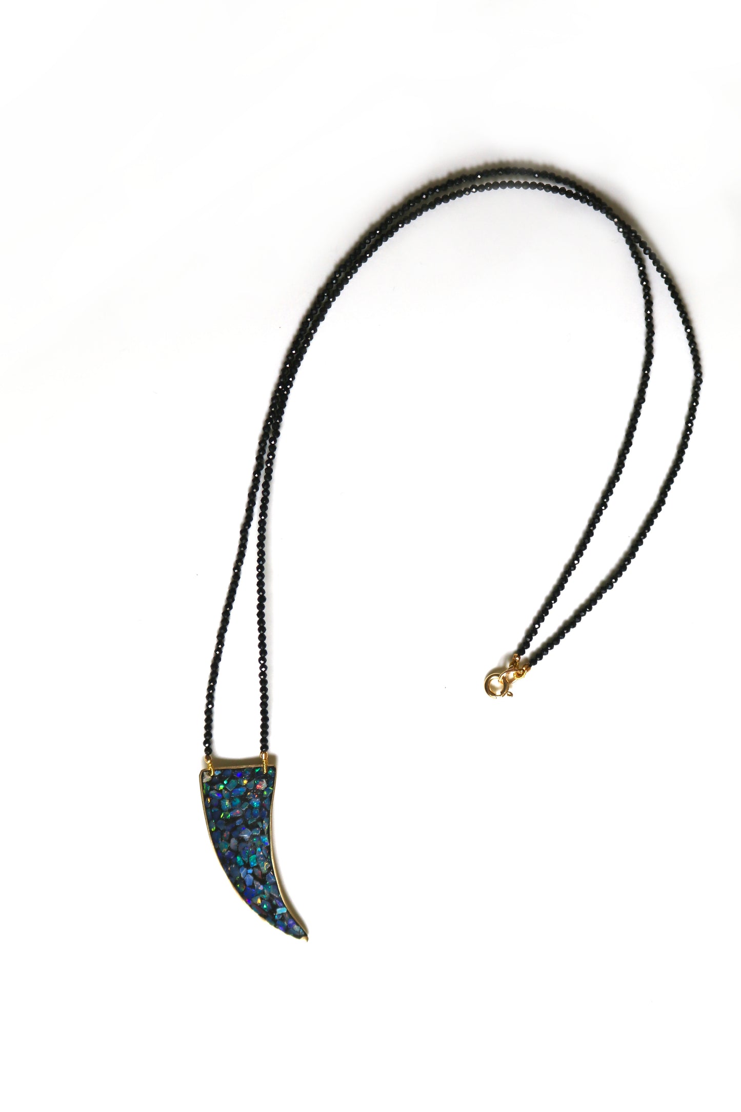 Mosaic Horn Necklace