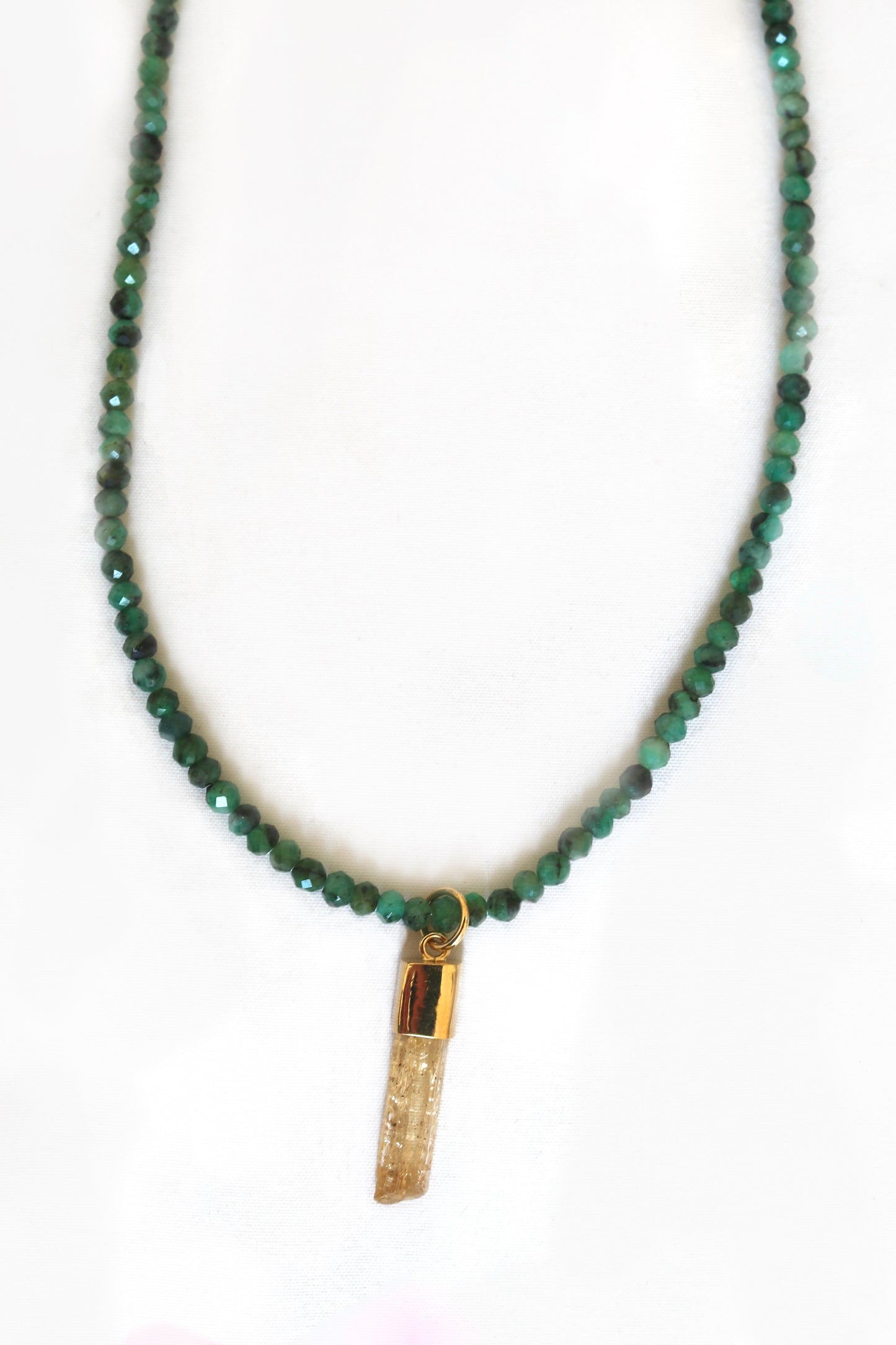 Topaz & Emerald Necklace