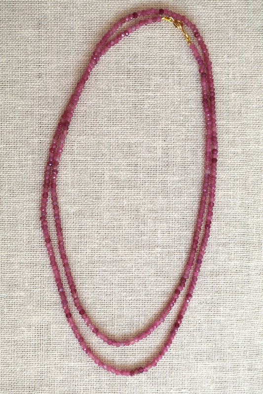 Pink Tourmaline Necklace