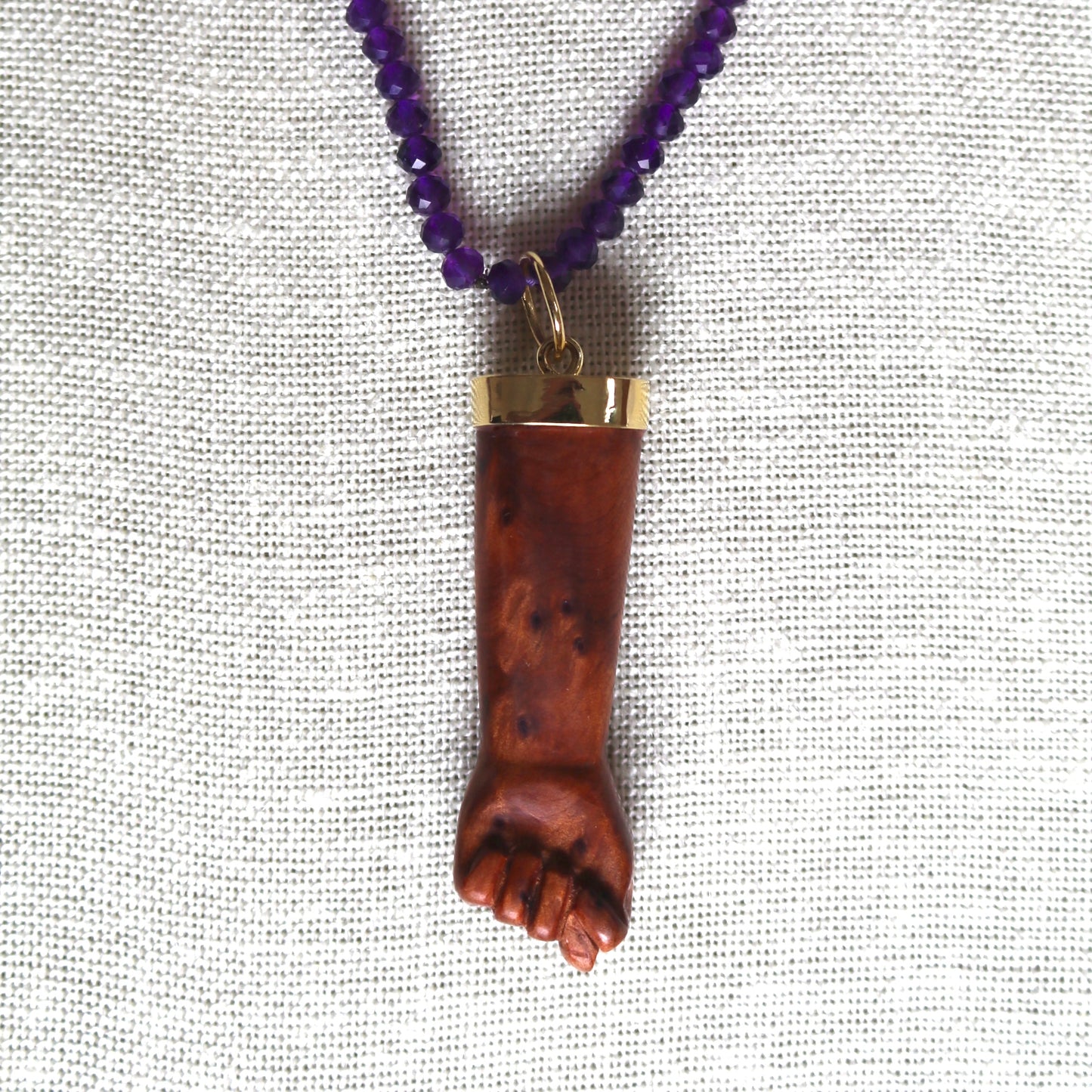 Thuya Wood Fig Pendant