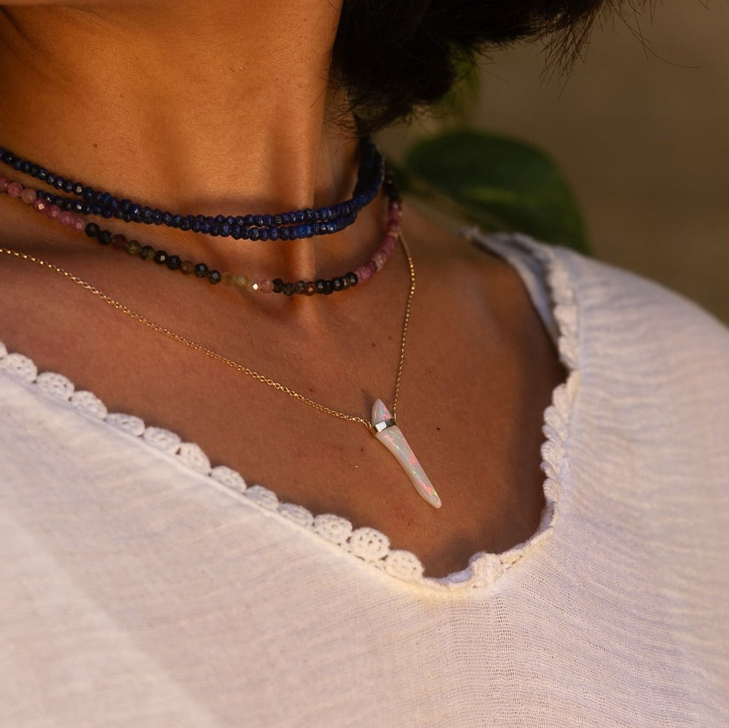 Free Form Opal Necklace