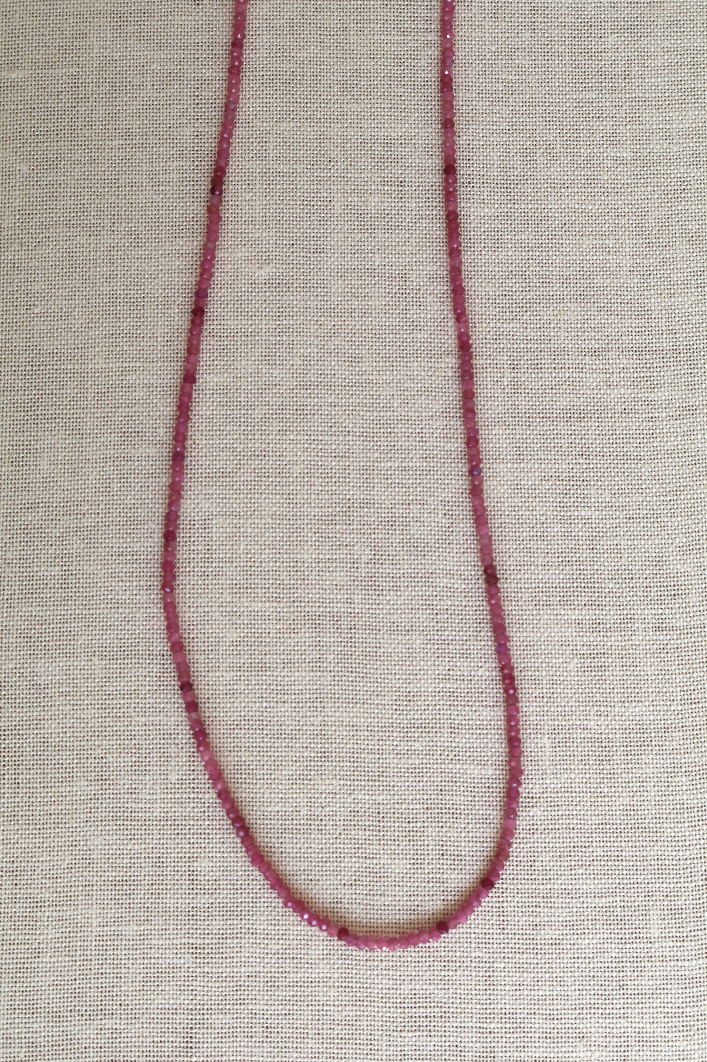 Pink Tourmaline Necklace