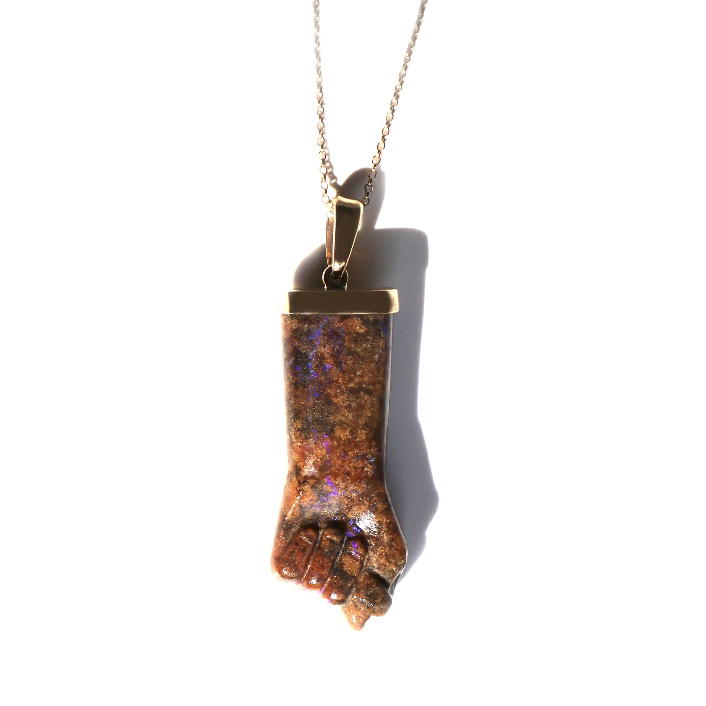Opal Fig Pendant